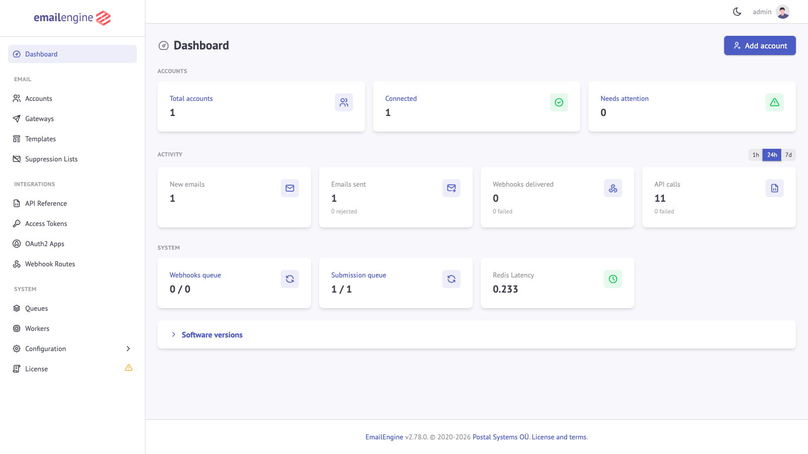 EmailEngine Web Interface
