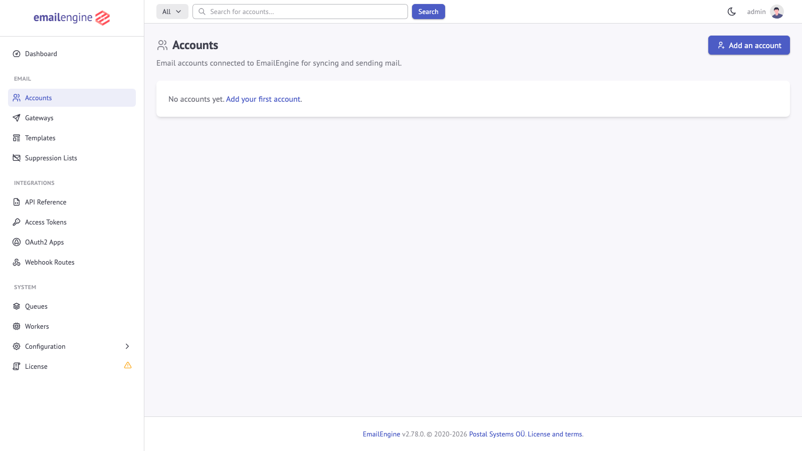 Accounts List