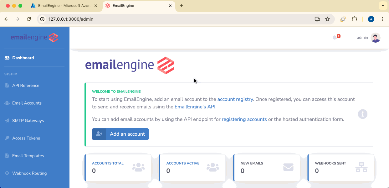 Creating Outlook OAuth2 application in EmailEngine