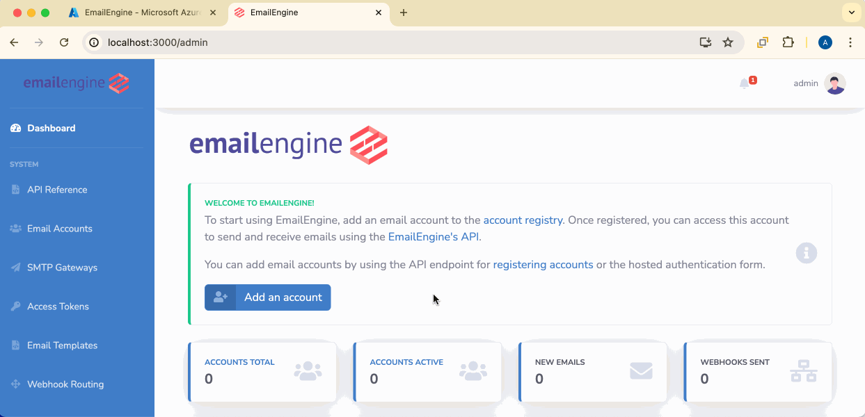 Using hosted authentication form